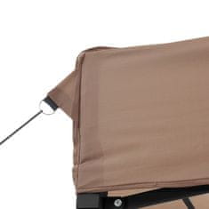 Vidaxl Zložljivi pop-up šotor za zabave rjav 440x292x315 cm