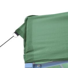 Vidaxl Zložljivi pop-up šotor za zabave 2 stranici zelena