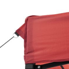 Vidaxl Zložljivi pop-up šotor za zabave bordo 580x292x315 m