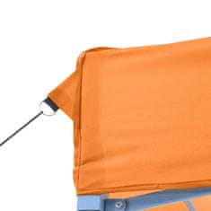 Vidaxl Zložljivi pop-up šotor za zabave 4 stranice oranžen