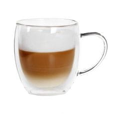 Toro KOZAREC Z ROČAJEM 400ML LATTE MACCHIATO, DVOJNO BOROSILIKATNO STEKLO -003
