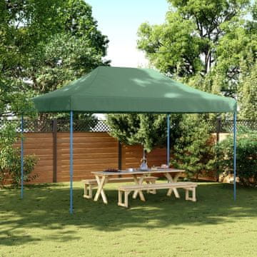 Vidaxl vidaXL Zložljiv pop-up zabavni šotor zelen 440x292x315 cm