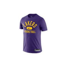 Nike Majice obutev za trening mornarsko modra S Nba Los Angeles Lakers Dri-fit
