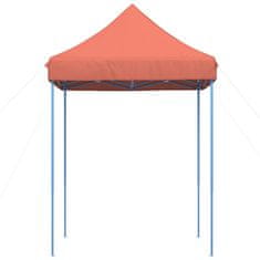 Vidaxl Zložljivi pop-up šotor za zabave terakota 200x200x306 cm