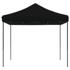 Vidaxl Zložljivi pop-up šotor za zabave črn 292x292x315 m