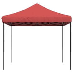 Vidaxl Zložljivi pop-up šotor za zabave bordo 292x292x315 m