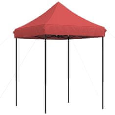 Vidaxl Zložljivi pop-up šotor za zabave burgundski 200x200x306 cm