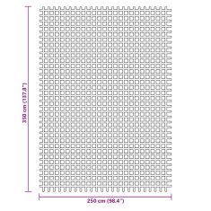 Vidaxl Preproga za šotor modra 3,5x2,5 m