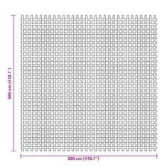 Vidaxl Preproga za šotor zelena 3x3 m