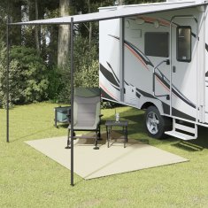 shumee vidaXL Preproga za šotor krem 2,5x2 m