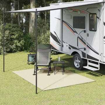 shumee vidaXL Preproga za šotor krem 2,5x2 m