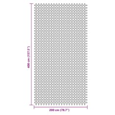 Vidaxl Preproga za šotor modra 4x2 m