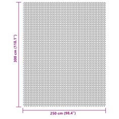 Vidaxl Preproga za šotor svetlo siva 3x2,5 m