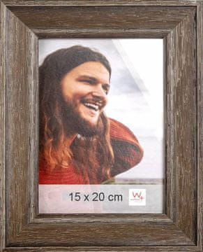 Walther Foto okvir 15x20 cm, imitacija lesa, namizni s tačko, AQ520P