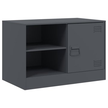 Vidaxl TV omarica antracitna 67x39x44 cm jeklo