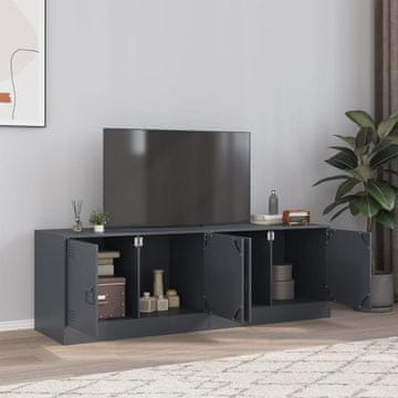 Vidaxl vidaXL TV stojala, 2 kosa, antracitna, 67x39x44 cm, jeklo