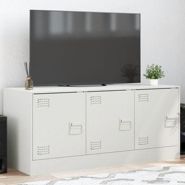 Vidaxl vidaXL TV stojalo belo 99x39x44 cm jeklo