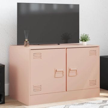 Vidaxl vidaXL TV stojalo roza 67x39x44 cm jeklo