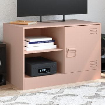 Vidaxl vidaXL TV stojalo roza 67x39x44 cm jeklo