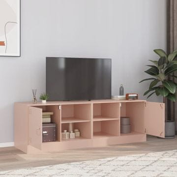 Vidaxl vidaXL TV stojala, komplet 2 kosov, roza, 67 x 39 x 44 cm, jeklo