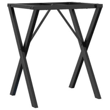 Vidaxl Noge za jedilno mizo X-okvir 60x50x73 cm jeklo