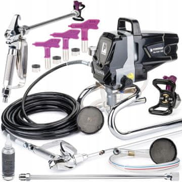 Powermat 220Bar razpršilec barve airless 1200W 10m hidrodinamična lakirna enota