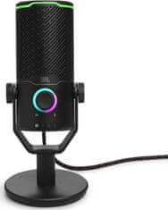 JBL Quantum Stream Studio mikrofon, črn