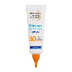 Garnier Ambre Solaire Sensitive Advanced Serum SPF50+ vodoodporen serum za zaščito pred soncem za telo in obraz 125 ml POKR