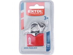 Extol Premium Ključavnica kovinski, 30mm