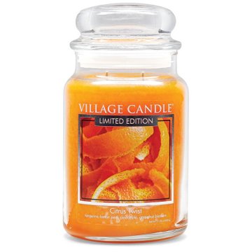 Village Candle Dišeča sveča v kozarcu Citrus Refreshment (Citrus Twist) 602 g