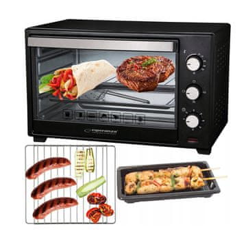 Esperanza 1600W prenosna električna pečica 20L