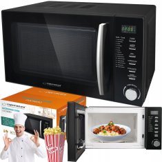 Esperanza 1200W LCD mikrovalovna pečica + žar 20L COCINERO