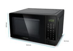 Esperanza 1100W LCD mikrovalovna pečica 20L touch HORNEADO