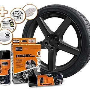 Foliatec Folija v spreju - plasti dip Foliatec 2 x 400ml črna mat FT2060