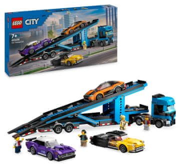 LEGO City 60408 Tovornjak za prevoz športnih avtomobilov