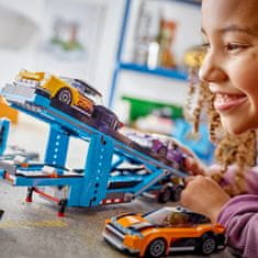 LEGO City 60408 Tovornjak za prevoz športnih avtomobilov