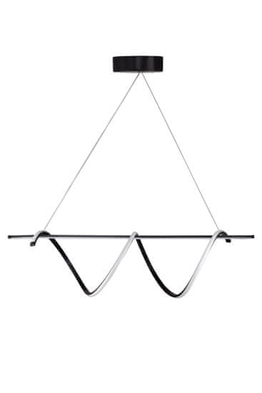 Opviq Lestenec, Tauri Black-Yellow Light