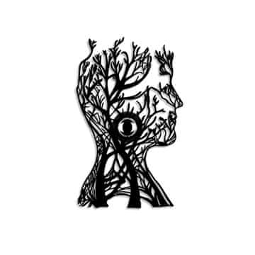 Opviq Stenska svetilka, Tree Man 1