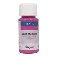 Rayher.	 Barva za tekstil, rožnata, 50ml