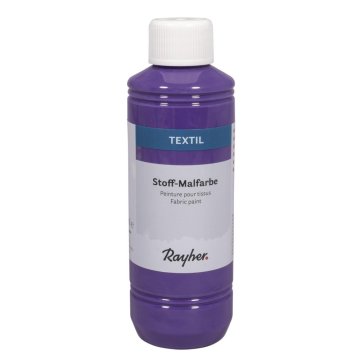 Rayher.	 Barva za tekstil, sivka, 250ml