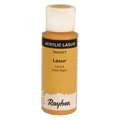 Rayher.	 Barvna lazura za les, rumena, 59ml