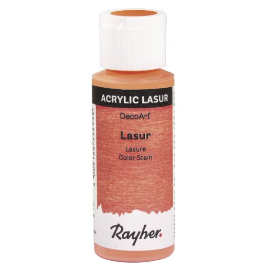 Rayher.	 Barvna lazura za les, oranžna, 59ml