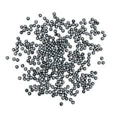 Rayher.	 Perle črke, plastične, 6mm, črne, 40g