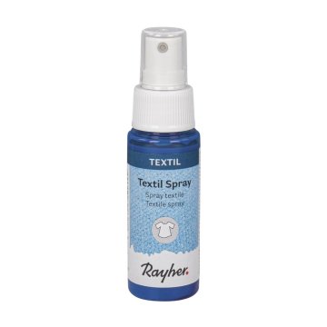 Rayher.	 Sprej za tekstil, azur moder, 50 ml