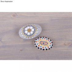 Rayher.	 Set za Dot Painting, lesene paličice, 3-12mm, 14cm, set 7