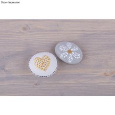 Rayher.	 Set za Dot Painting, pisalo z dvem konicama, 14cm, 2,8mm+2mm