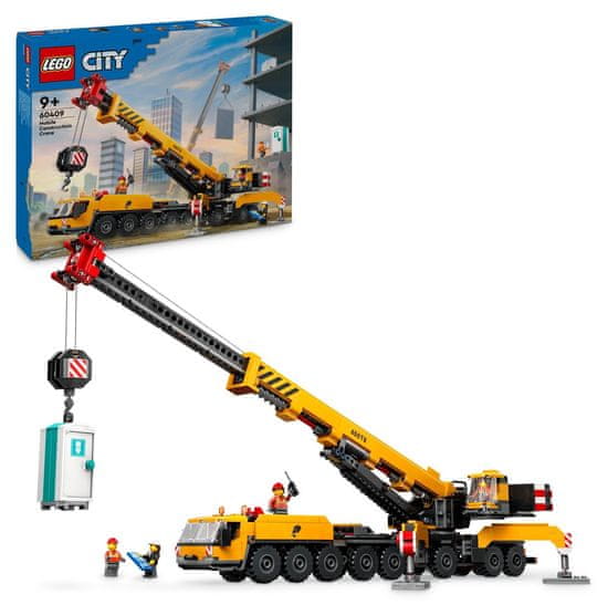 LEGO City 60409 rumeni mobilni gradbeni žerjav