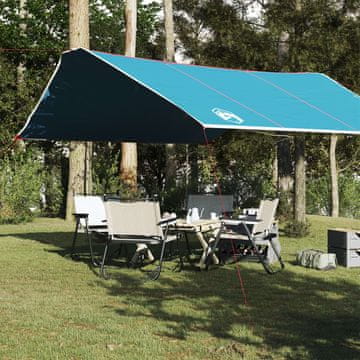 Vidaxl vidaXL Kamperska ponjava, modra, 420 x 440 cm, vodoodporna