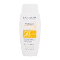 Bioderma Photoderm Mineral Fluide SPF50+ vodoodporen mineralni fluid za zaščito obraza pred soncem 75 ml unisex