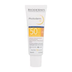 Bioderma Photoderm M SPF50+ obarvana krema za zaščito obraza pred soncem proti melasmi 40 ml Odtenek golden unisex